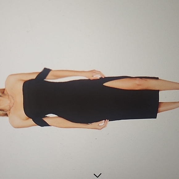 LIKELY MIDI PAZ BLACK DRESS SIZE 8 - Picture 1 of 5